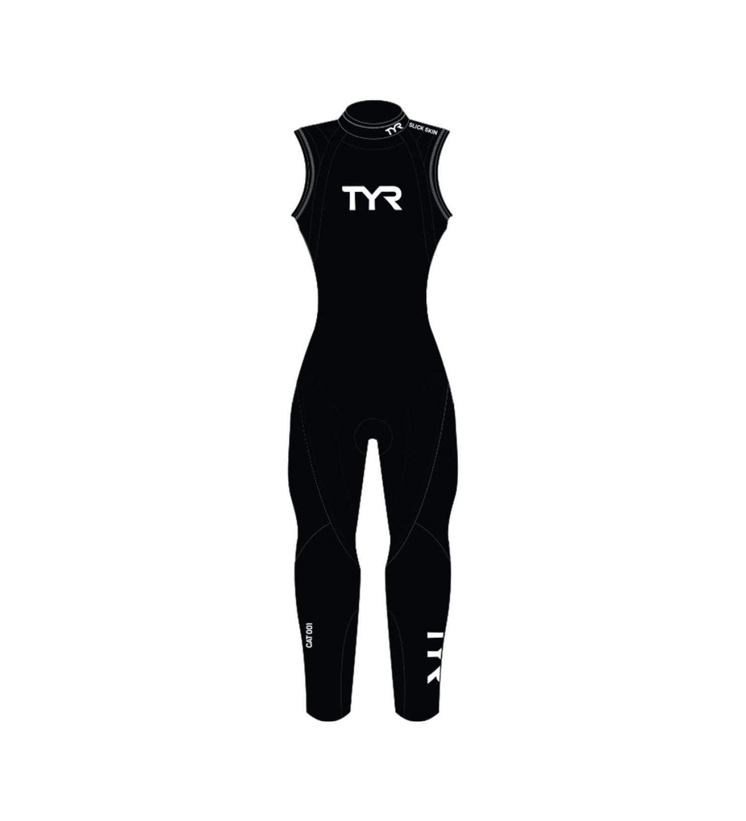 TYR Men's Hurricane Wetsuit Cat 1 Sleeveless Black Large