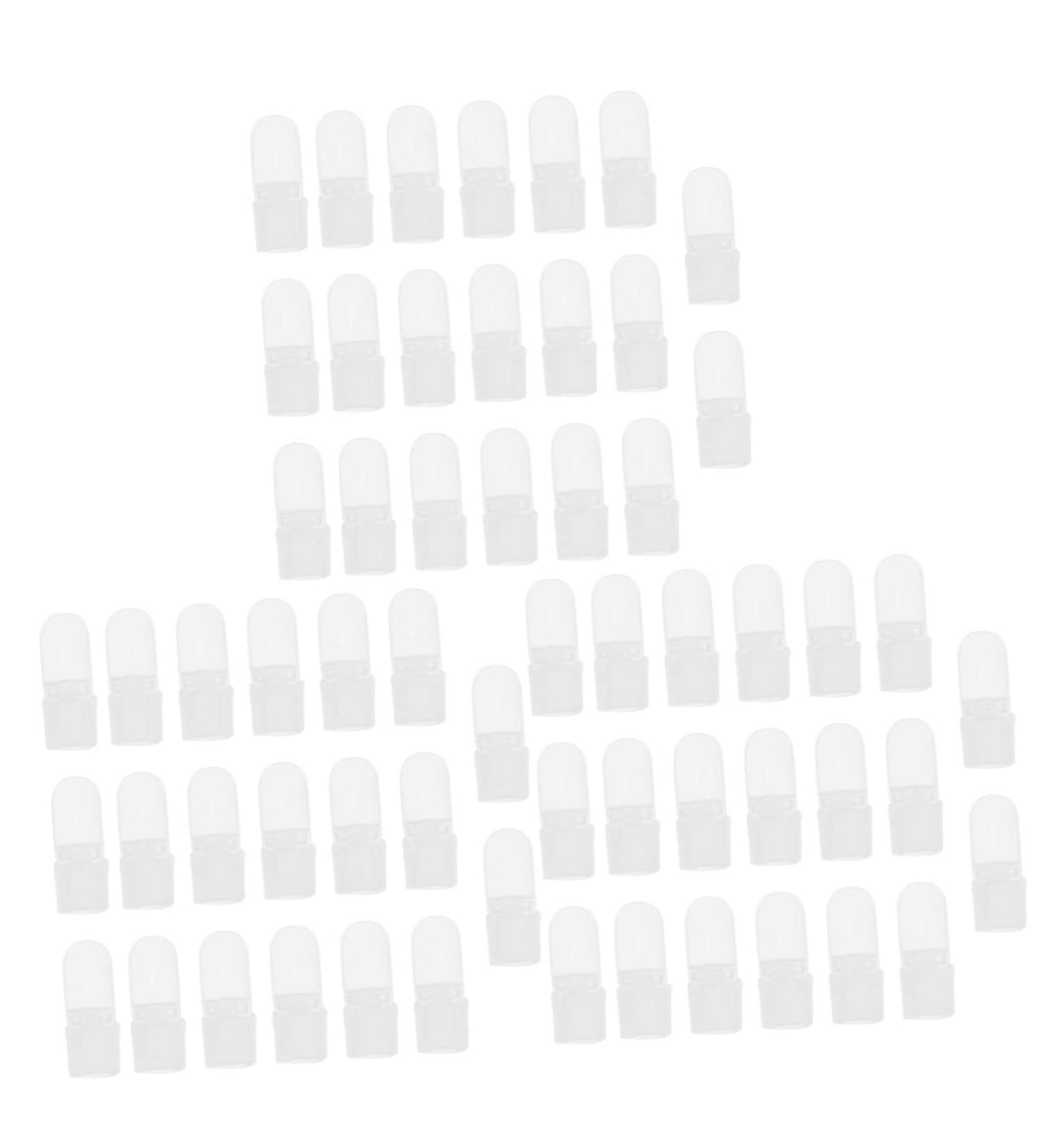 Beavorty 60 Pcs Nail case nail polish protector nail polish holder gel for nails nail art gel finger nail soak off nail polish cap holder nail polish cover nail polish varnish shield hat 4x2cmx3pcs As Shownx3pcs - Buy Online on SooperMarket.com