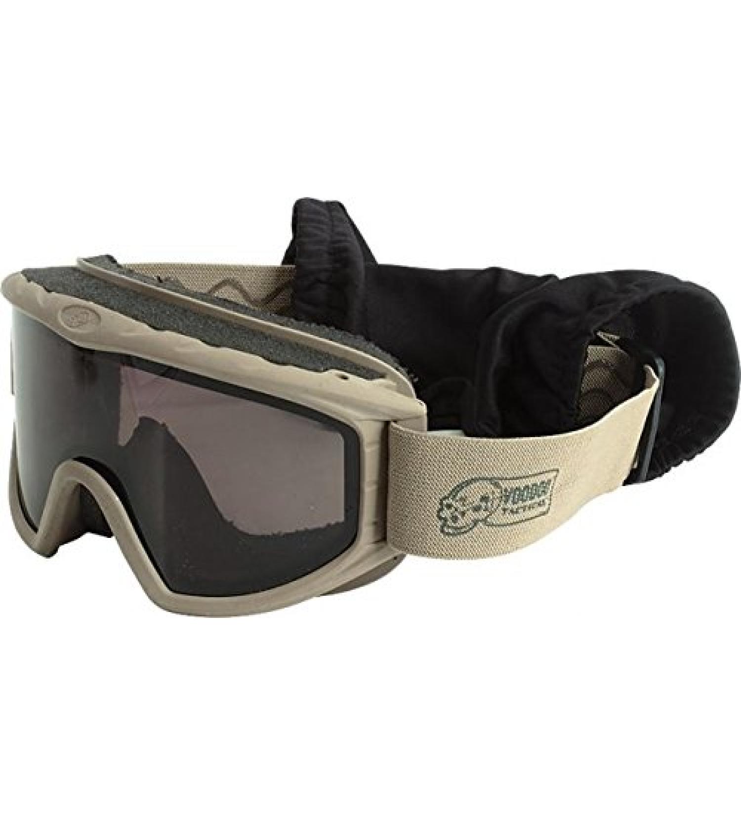 VooDoo Tactical 02-0302007000 Ballistic Resistant Goggle Set, Coyote