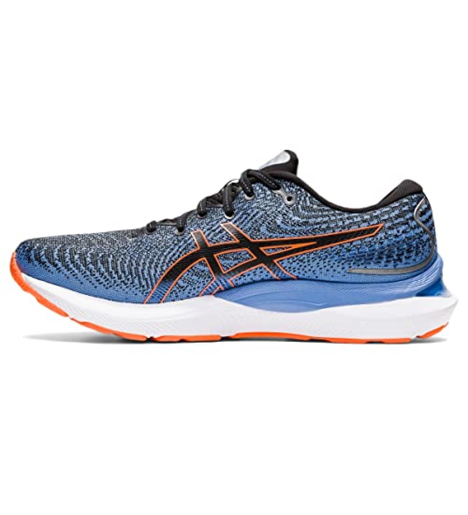 ASICS Men's Gel-Cumulus 24 Running Shoes 10 Black/Shocking Orange - Premium Performance Footwear - Buy Online on SooperMarket.com