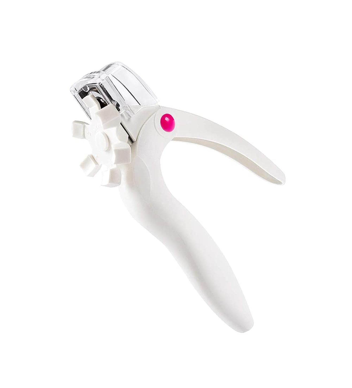 JZF Acrylic Nail Clipper Professional Adjustable Stainless Steel Artificial Nail Clipper Gel False Nails Tips Cutter for Nail Art Manicure Tool (White) - Buy Online on SooperMarket.com