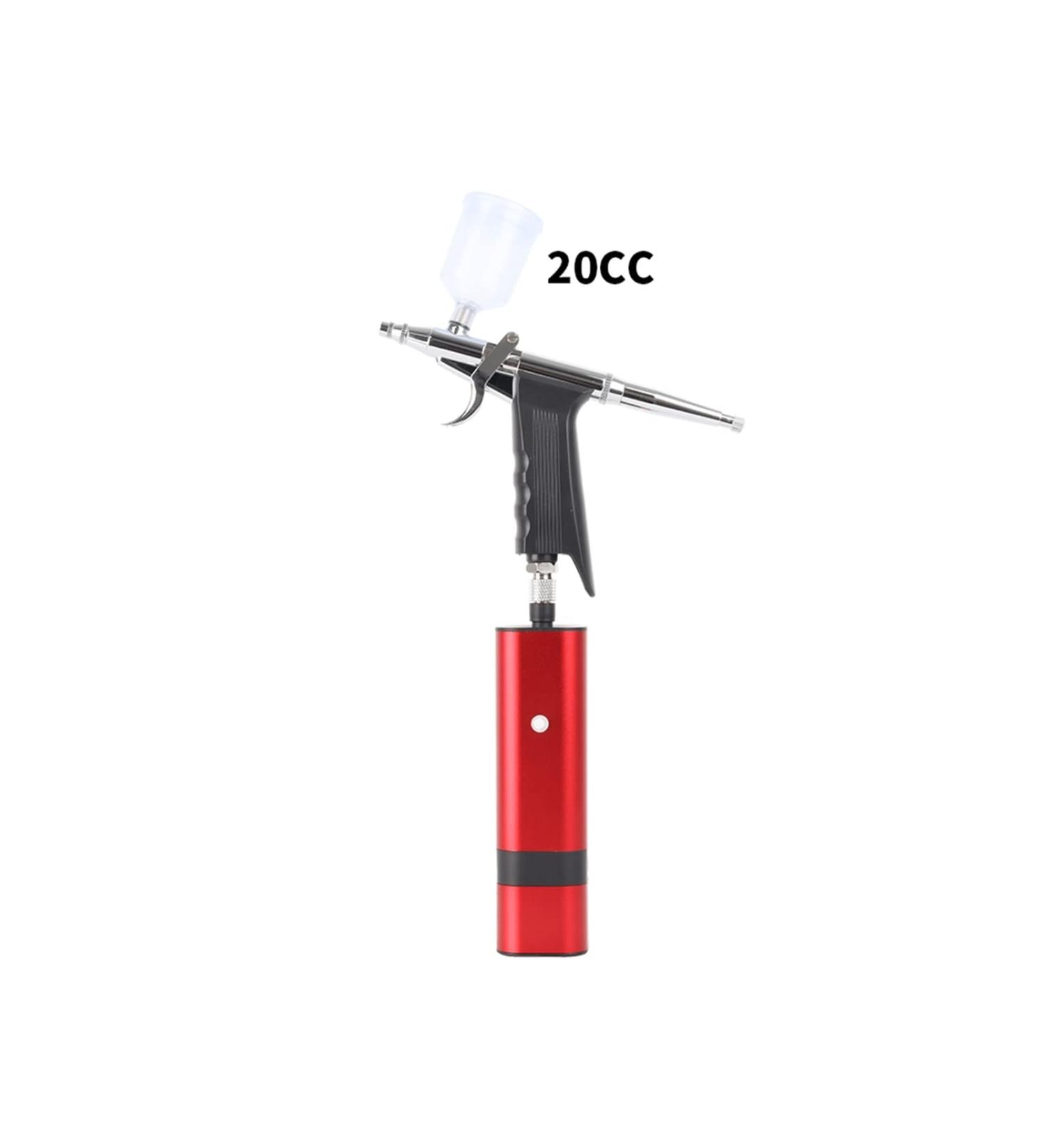 Paint Sprayer Airbrush Kit with Gravity Trigger Type Spray Gun for Art Model Body Paint Artist Makeup Nail Tattoos Cake Tools for Home Interior and Exterior Walls Ceiling Fen Tm80s Red B - Buy Online on SooperMarket.com