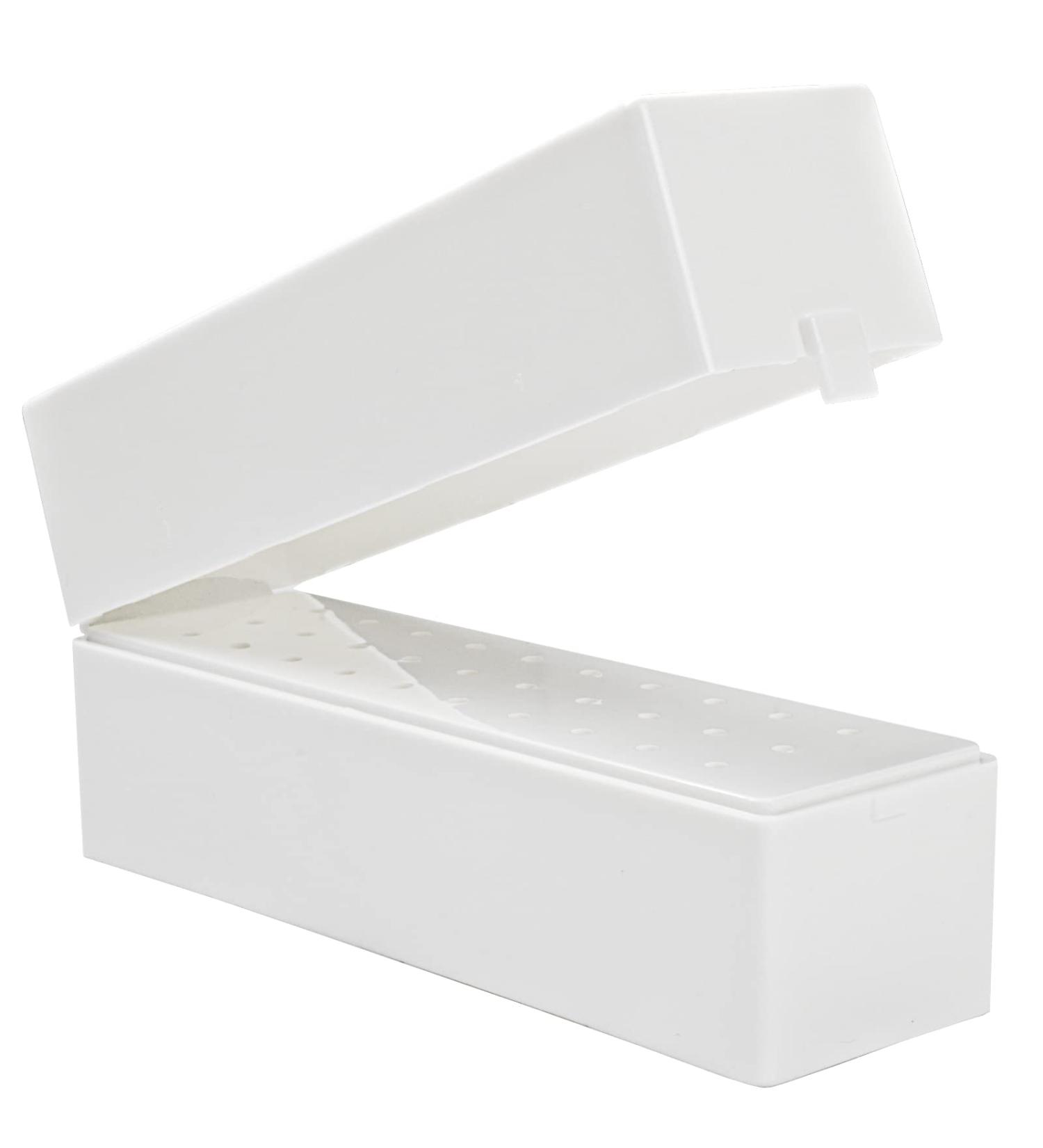 Fiezkaa Nail Drill Bits Holder Stand - 30 Holes Dustproof Case for Acrylic Nail Drill Bits - Salon Organizer and Storage Box - Buy Online on SooperMarket.com