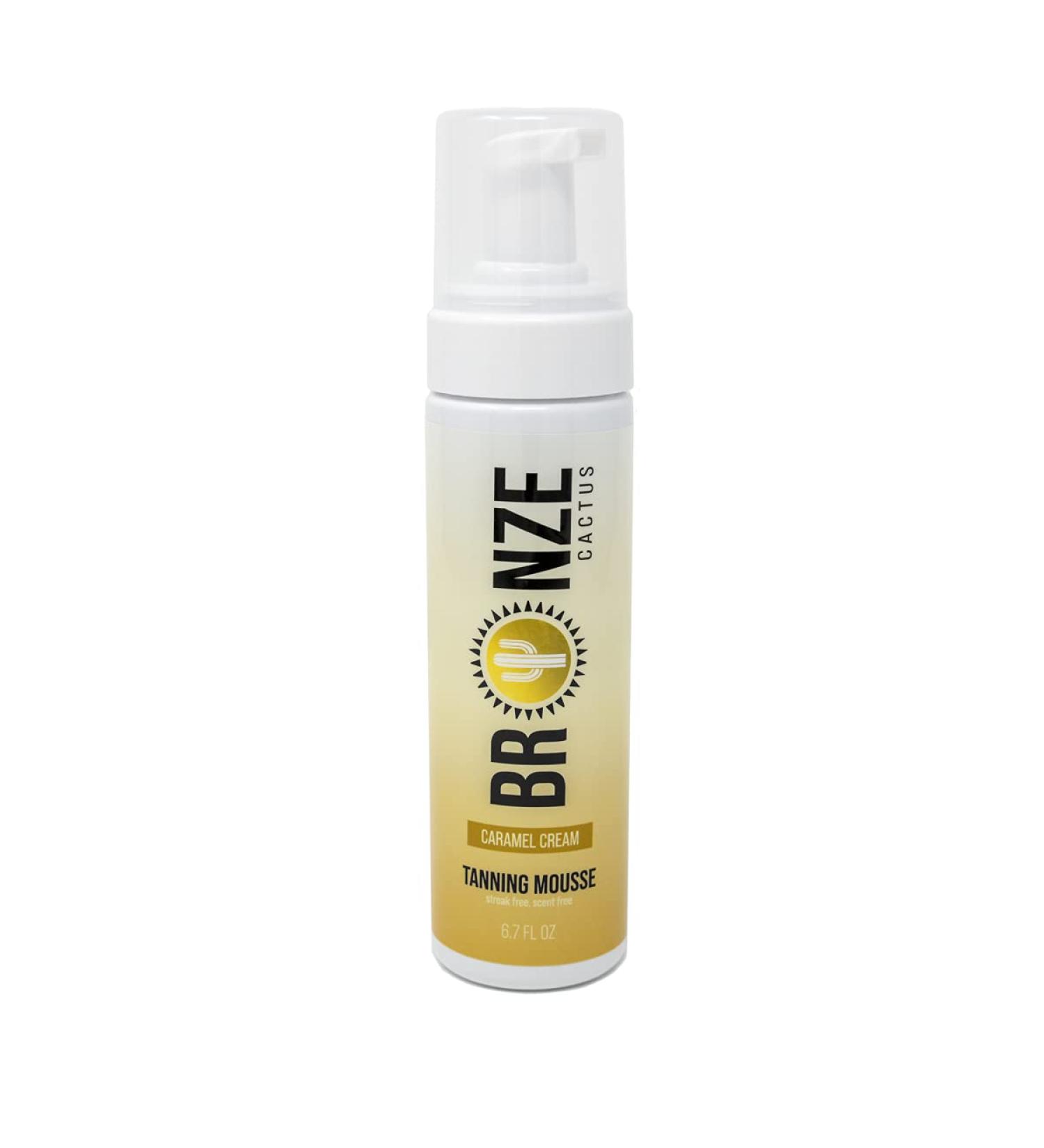 Caramel Cream Tanning Mousse | Instant Streak-Free Glow | Easy Application Dries Quick Non-Scented | International Shipping Available - Buy Online on SooperMarket.com