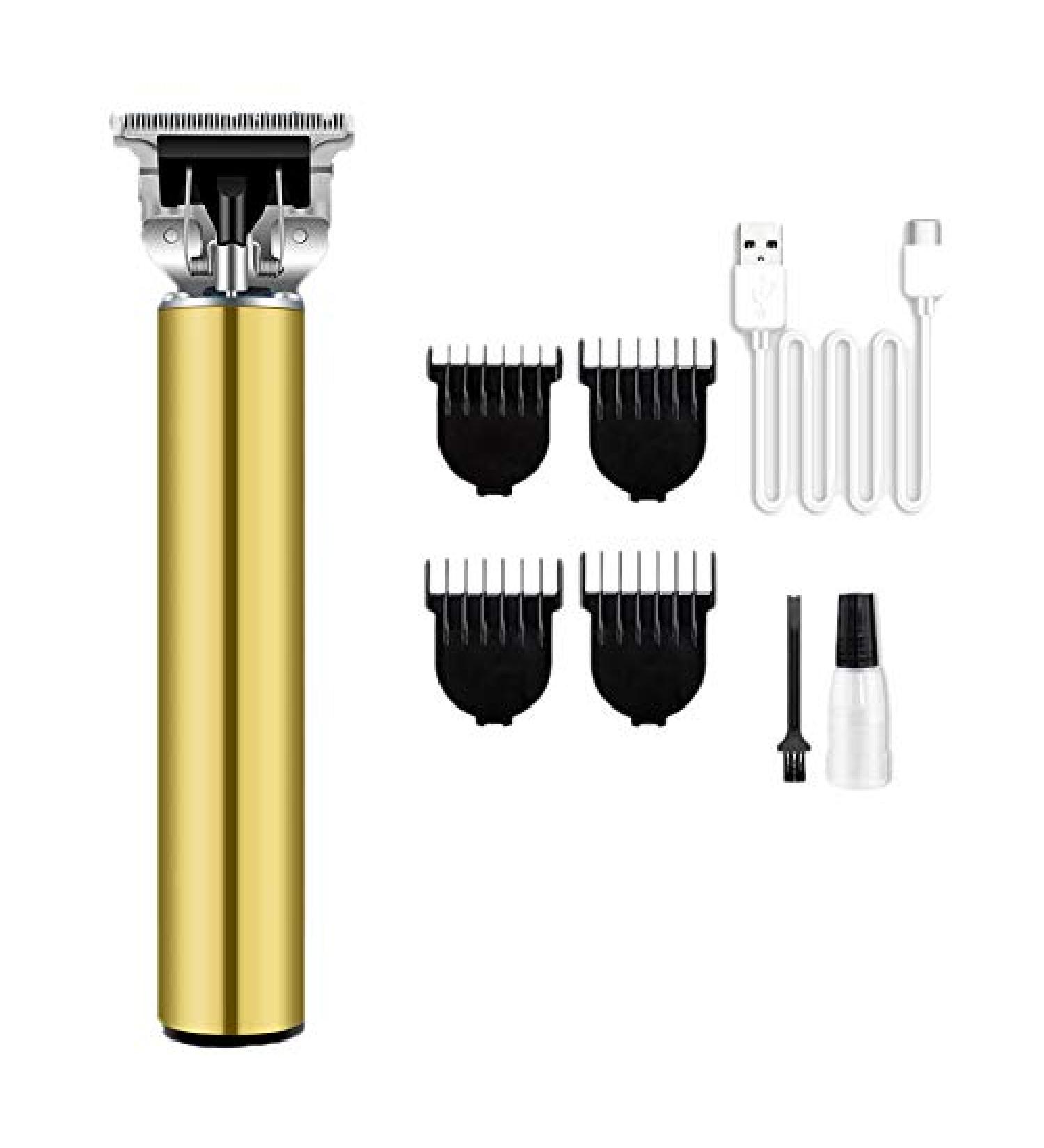 Electric Pro for T- Cordless Trimmer Wireless Portable Hair Clipper Oil Clipper-Gold - Buy Online on SooperMarket.com