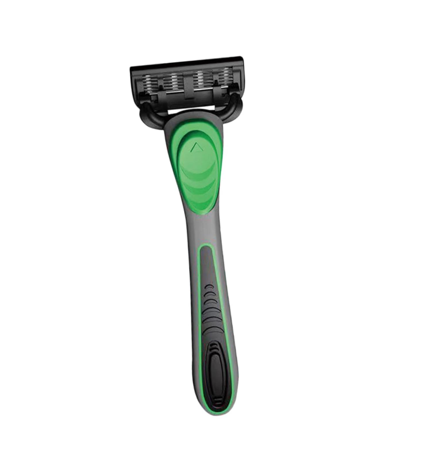 1 Set Razor Shavers for Men - Stainless Steel Manual Hair Clippers with Rubber Handle - Perfect for Smooth Shaving - Buy Online on SooperMarket.com