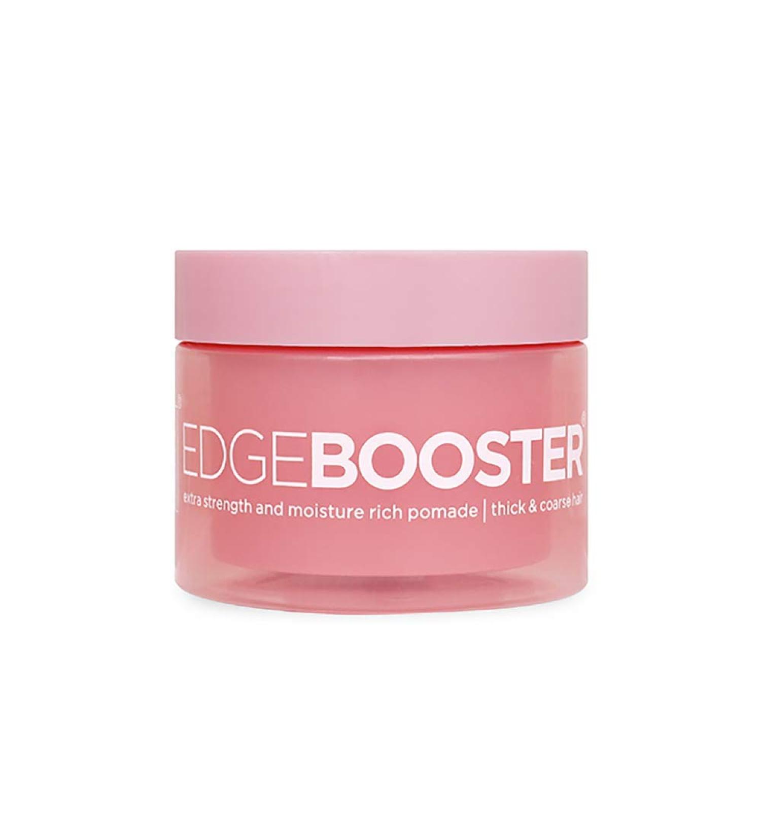Style Factor Edge Booster Extra Strength and Moisture rich pomade - Thick & Coarse Maximum hold 3.38oz - Pink Sapphire (2 Pack)