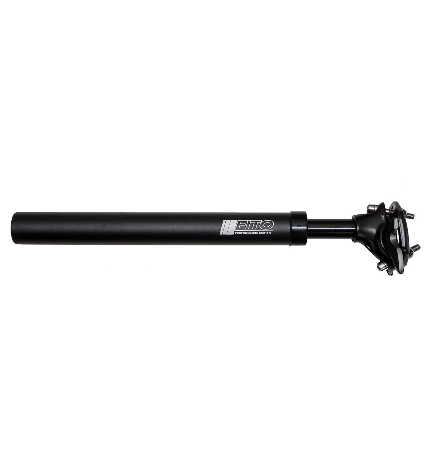 Fito Performance Edition 6061 Aluminum Alloy Suspension Seatpost 27.2 x 350mm - BLACK - Made in Taiwan - Buy Online on SooperMarket.com