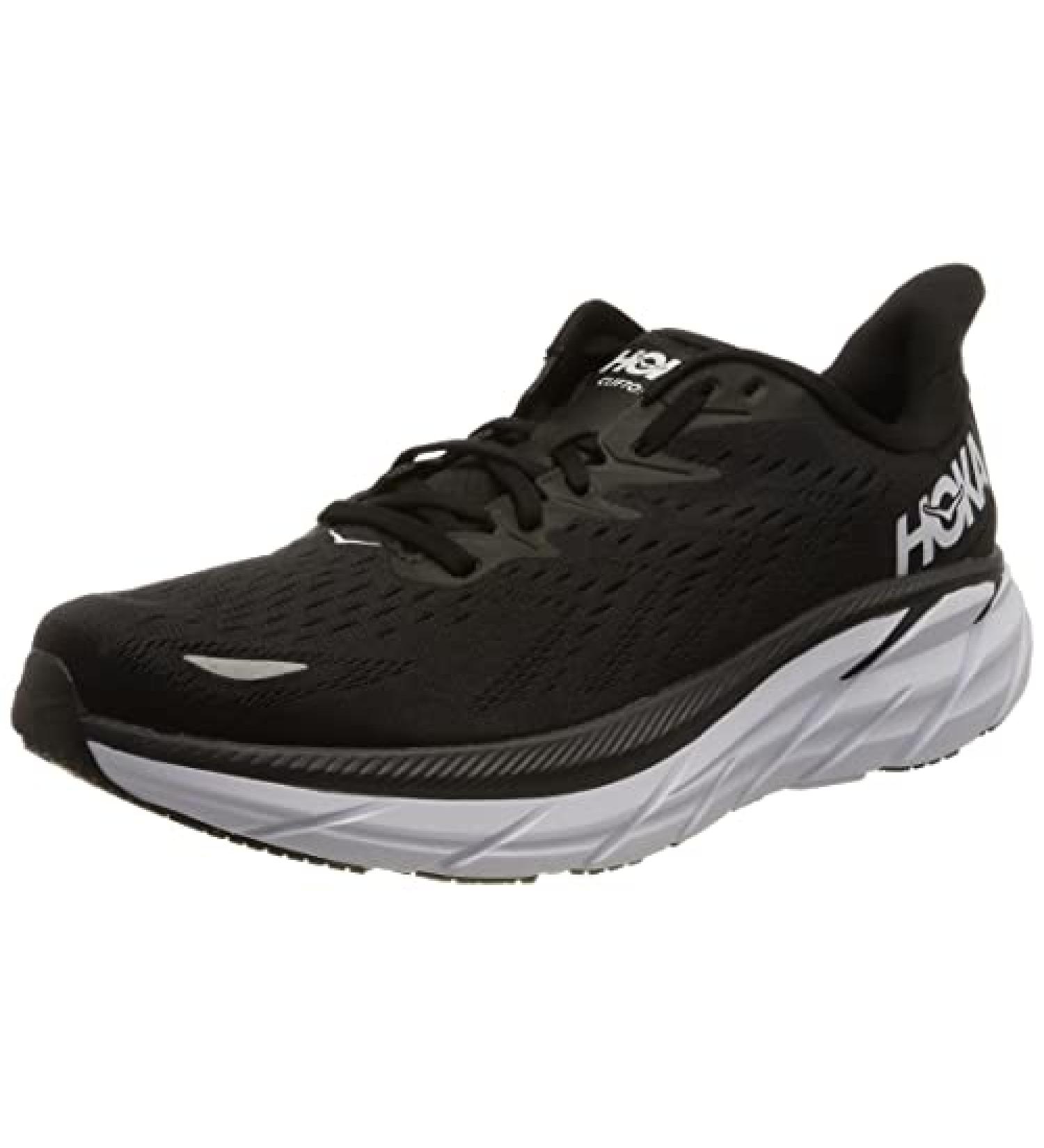 HOKA ONE ONE Clifton 8 Women's Shoes Size 10 Black/White - Buy Online on SooperMarket.com