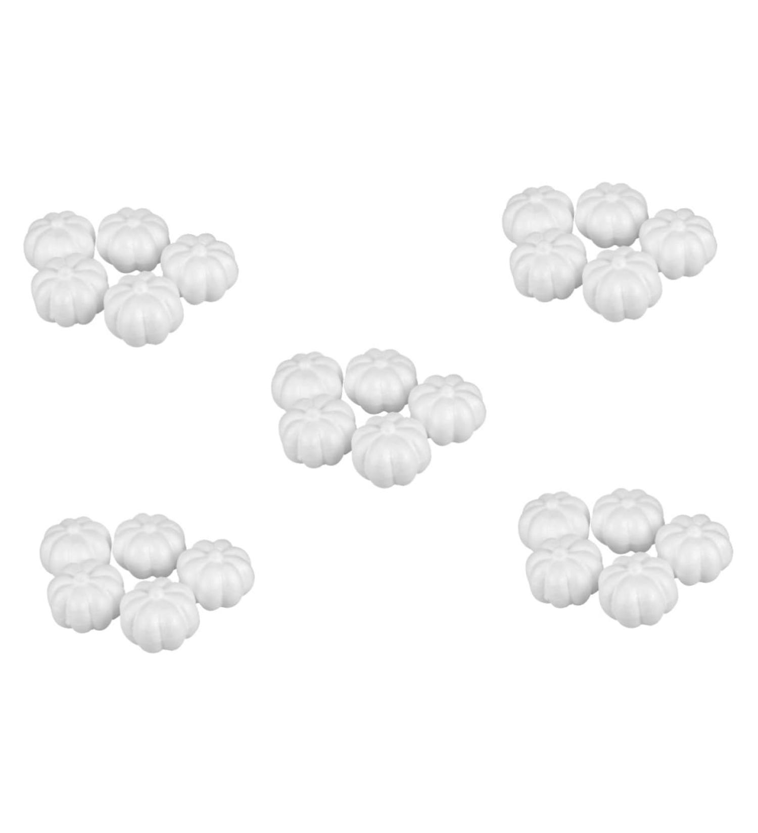 Alipis 25 Pcs Fruit Decor Pumpkin Centerpiece Pumpkin Decor Foam Craft Pumpkins Thanksgiving Pumpkin Decor for Home Thanksgiving Day Party Decor Blue Ornament White Decorations Painted - Buy Online on SooperMarket.com