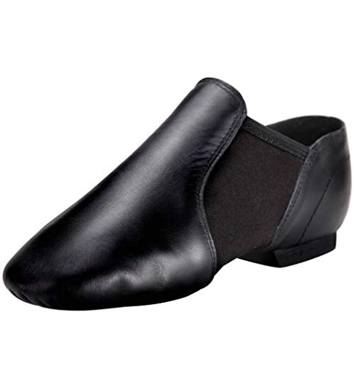 Linodes Jazz Dance Shoes - Tent Leather Slip-on for Women and Men - Black, Size 8 Women/7.5 Men - Buy Online on SooperMarket.com