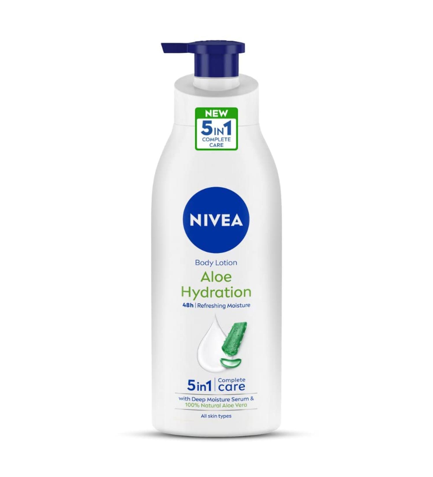 Nivea Aloe Hydration Body Lotion 400ml - Moisturizing and Soothing Formula - Buy Online on SooperMarket.com