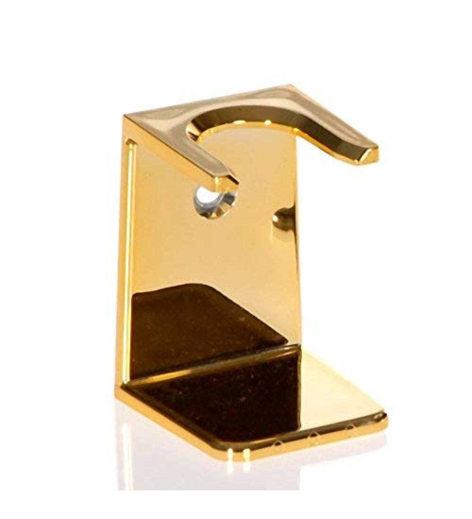 P&P Accessories shaving brush holder in gold