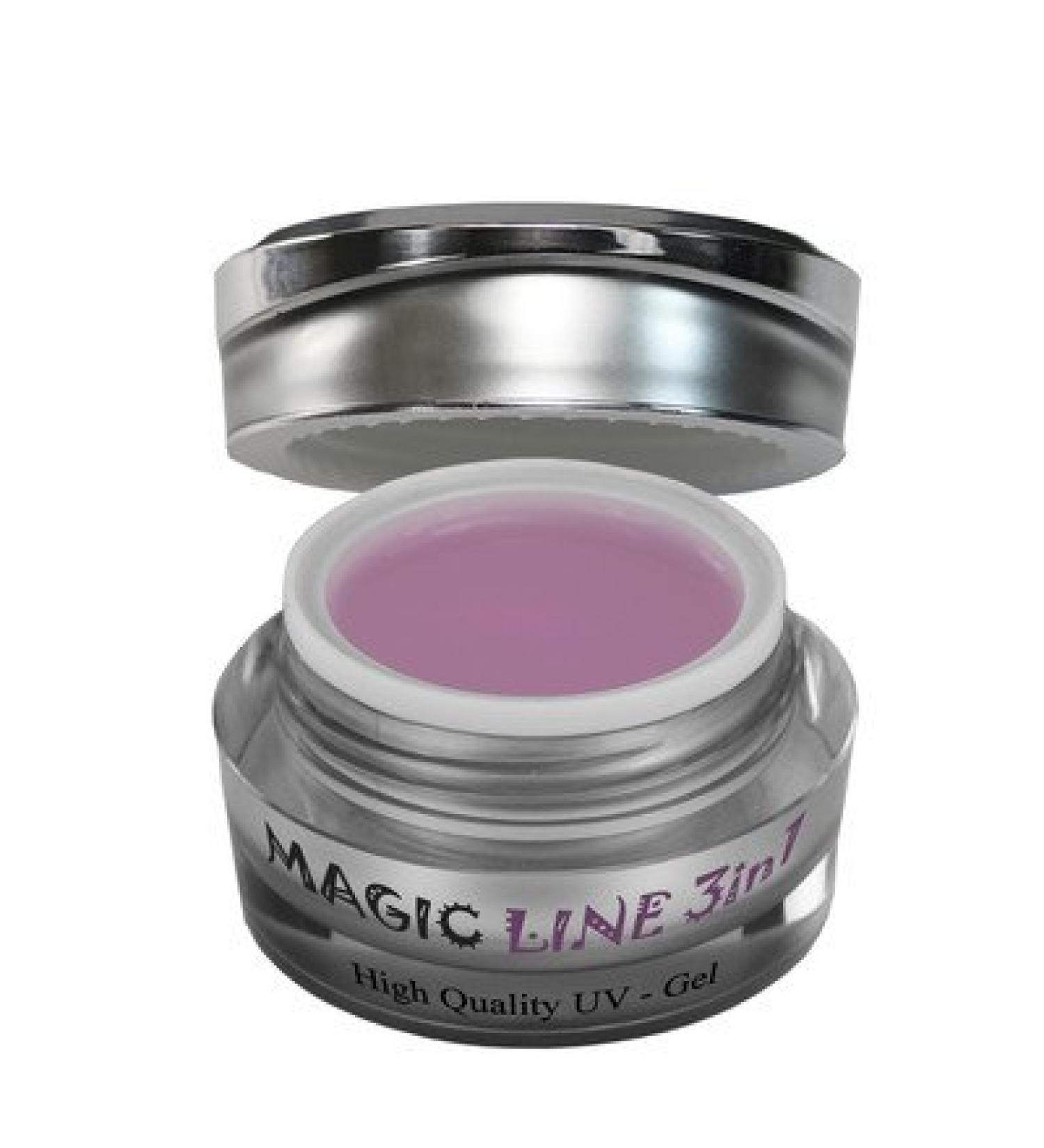 Magic Items MAGIC LINE Pink 3IN1 ELASTIC UV GEL
