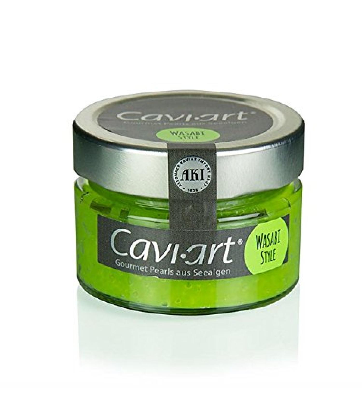 Cavi-Art seaweed caviar wasabi flavour 100g