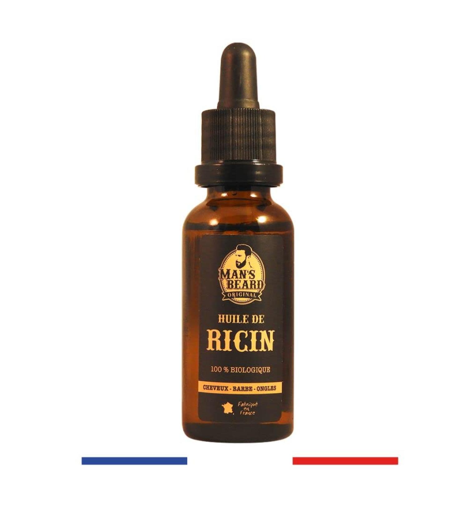 100% Organic Castor Oil for Men - Pure & Natural Beard Hair & Nail Care | 30ml - Buy Online on SooperMarket.com
