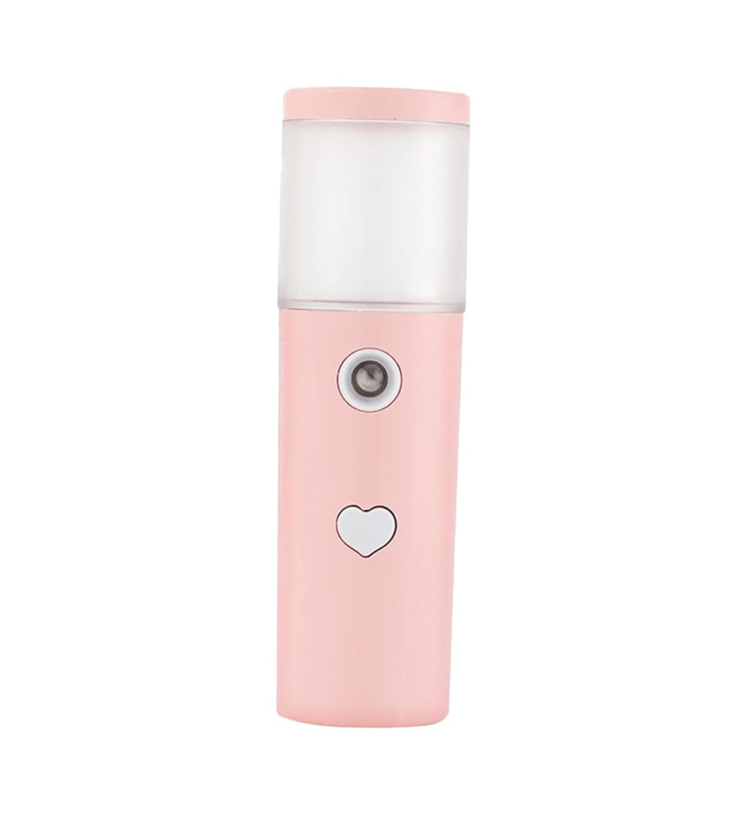 Baluue Facial Humidifier Mini Humidifier Facial Mist Sprayer Skin Moistener Nano Misting Sprayer Abs Pink - Buy Online on SooperMarket.com