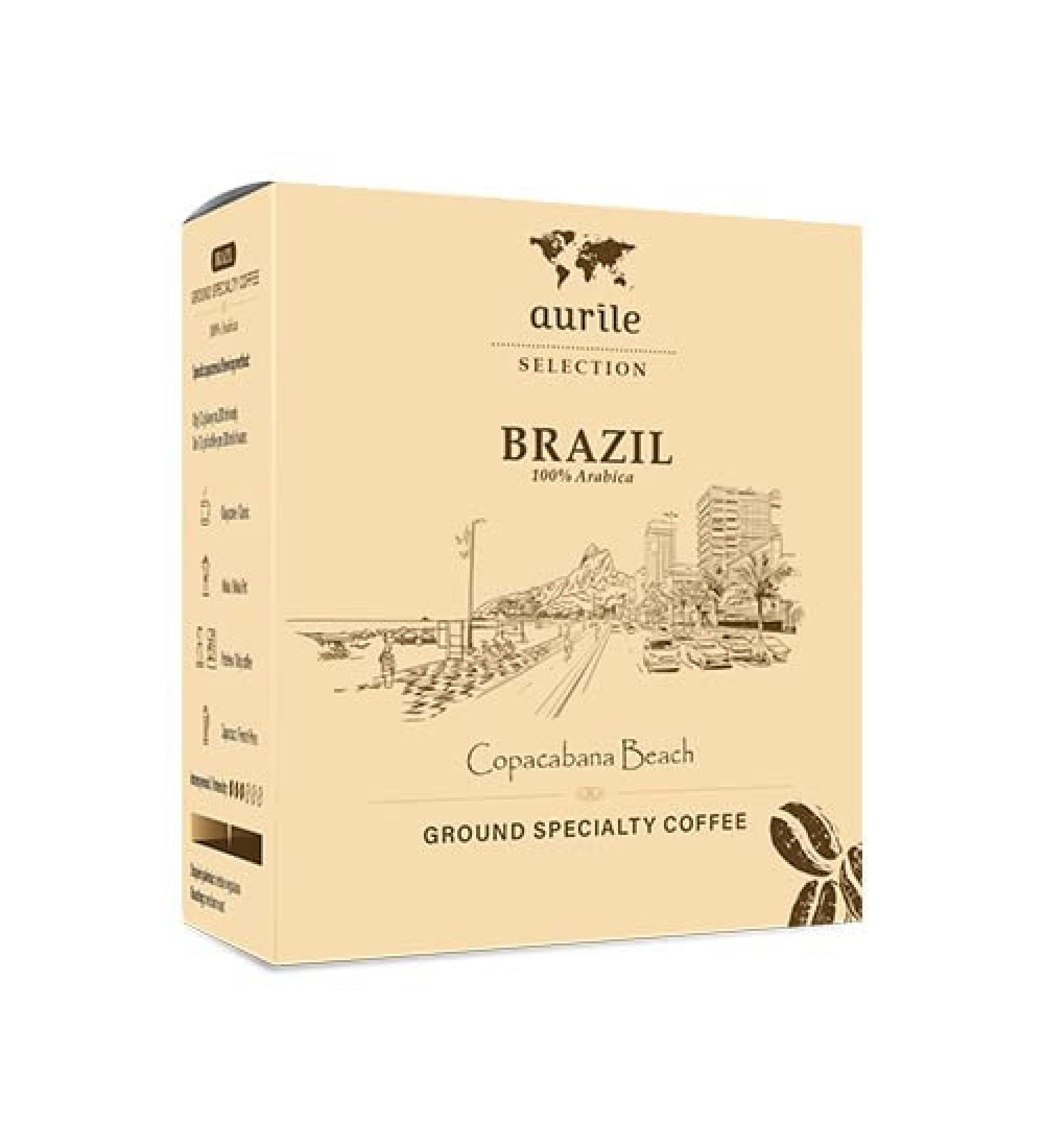 AURILE Brazil Ground Specialty Coffee 100% Arabica 125g