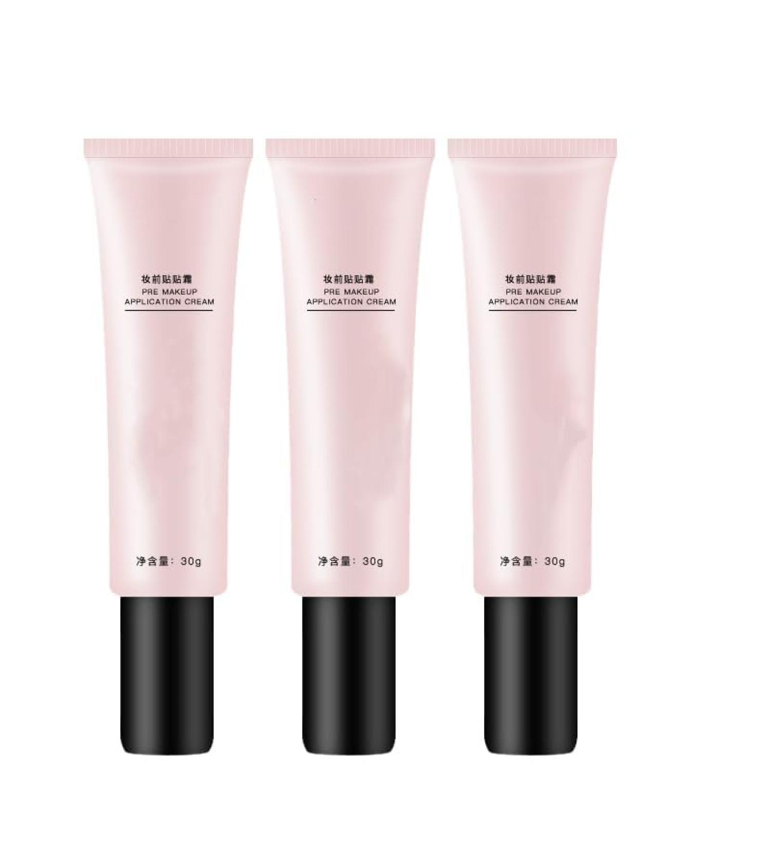 Makeup primer makeup primer invisible pore concealer long-lasting moisturizing makeup primer brightening makeup primer concealer lotion suitable for all skin types 3pcs - Buy Online on SooperMarket.com