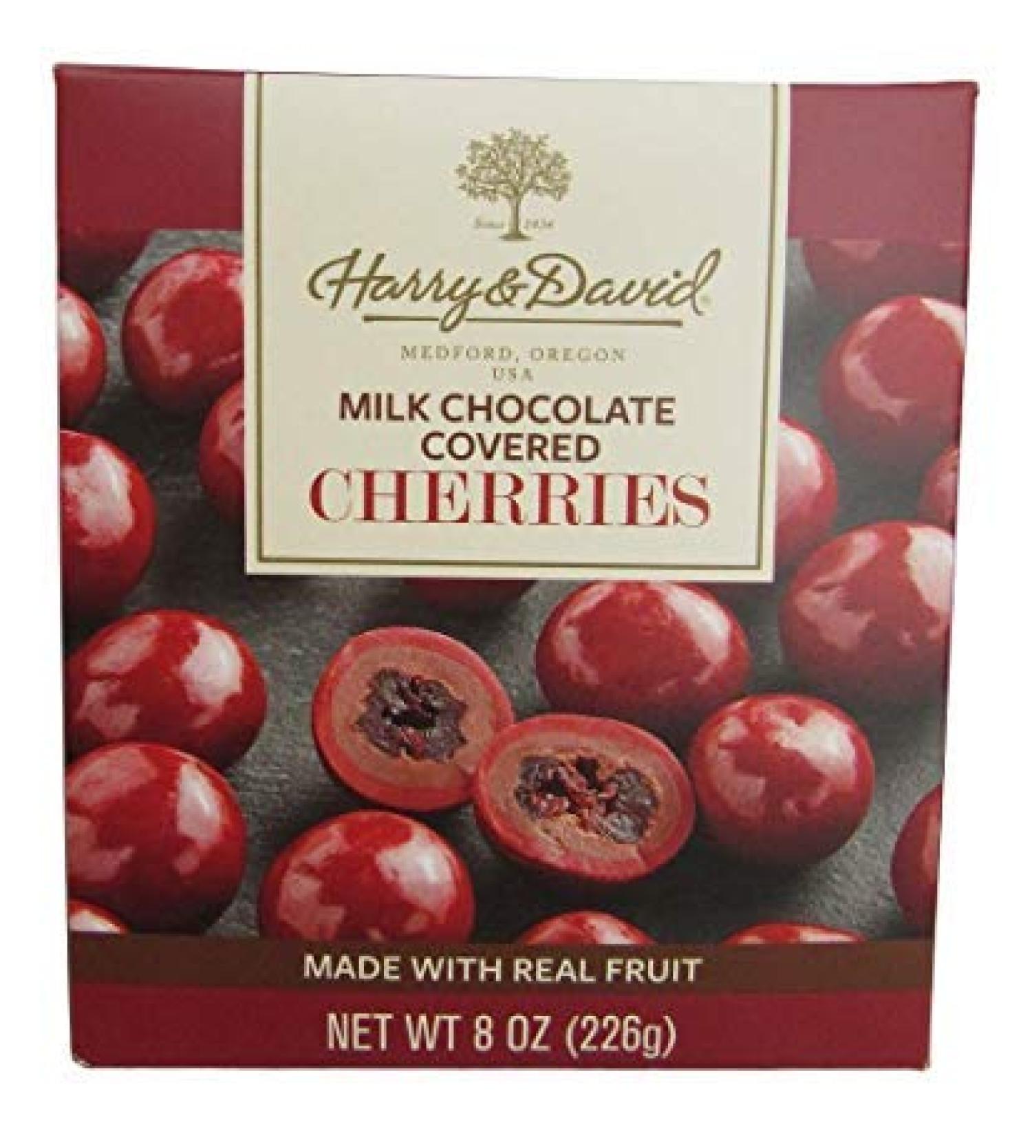 Harry and David, Milk Chocolate Bing Cherries, 8 ounces (Pack of 2), 16 oz. Total Milk Chocolate Bing Cherries 8 Ounce (Pack of 2)