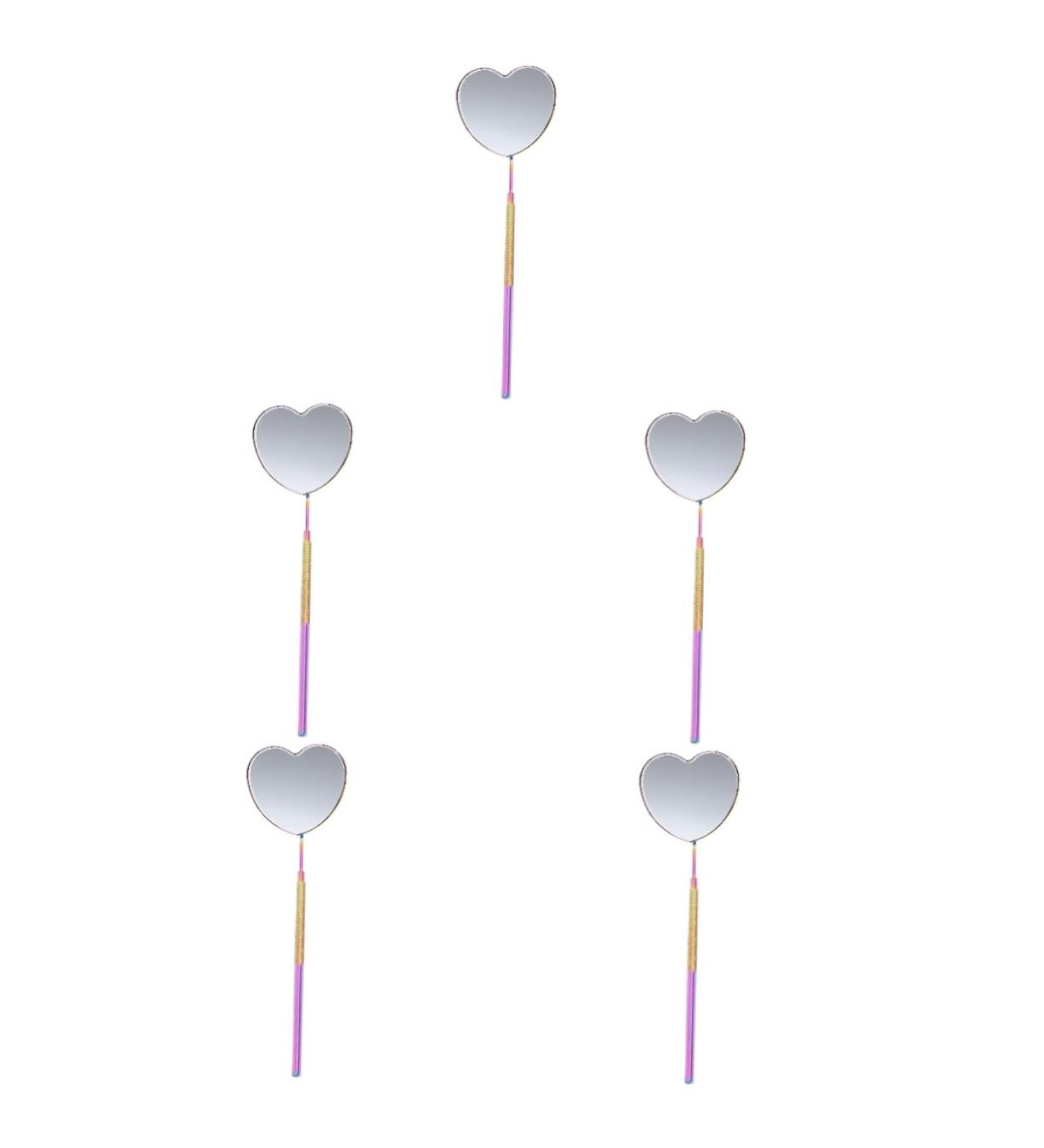 Beavorty 5pcs Eyelash Check Mirror - Stainless Steel Handheld Mirror for Lash Tech Supplies and Extension, Beauty Salon Tool - Buy Online on SooperMarket.com
