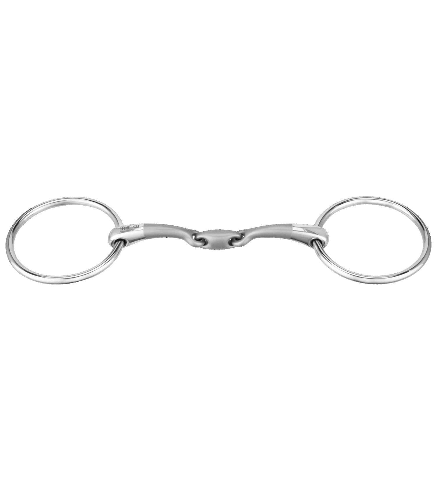 Sprenger SATINOX snaffle bit 14 mm double broken - stainless steel 145 mm width