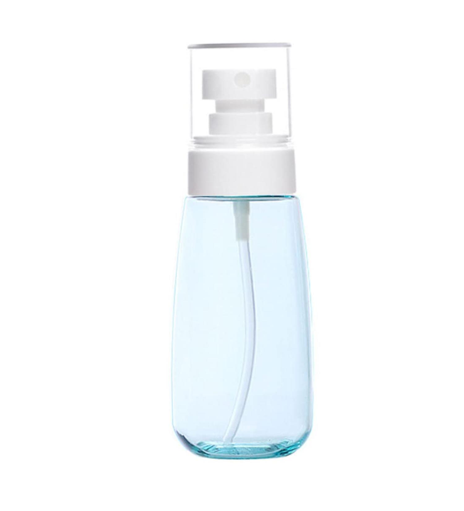 Buy Sevennine 100ml Small Spray Bottle - Refillable Fine Mist Perfume Sprayer - Blue Plastic Bottle for Travel & Home Use - Buy Online on SooperMarket.com