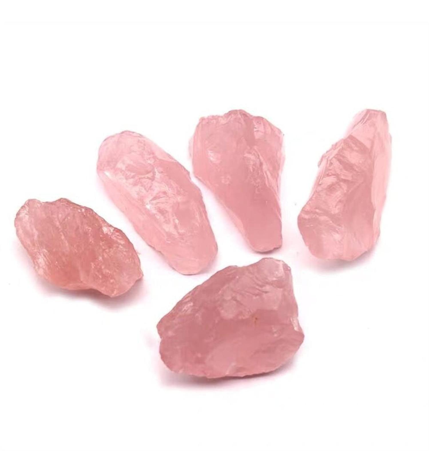 for 100G Natural Raw Pink Rose Quartz Crystal Rough Stone SpecimenCrystal Love Natural Stones and Minerals Fish Tank Stone FUZEGRDLI 2-4pcs - Buy Online on SooperMarket.com