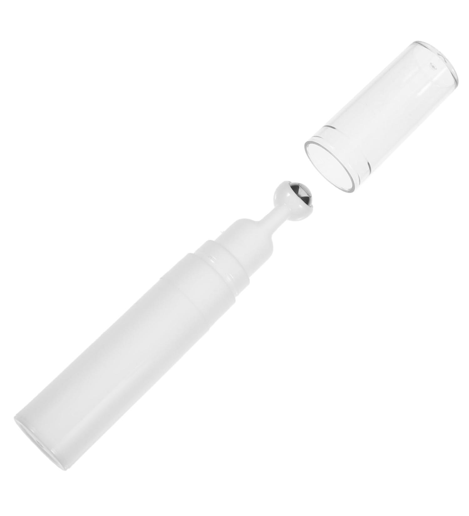 Mikinona Essential Oil Creami Eye Creams Cosmetics Applicator Refillable Cream Bottle Eye Cream Bottle with Roller Tool Essence Container White Travel Bottle Portable - Buy Online on SooperMarket.com