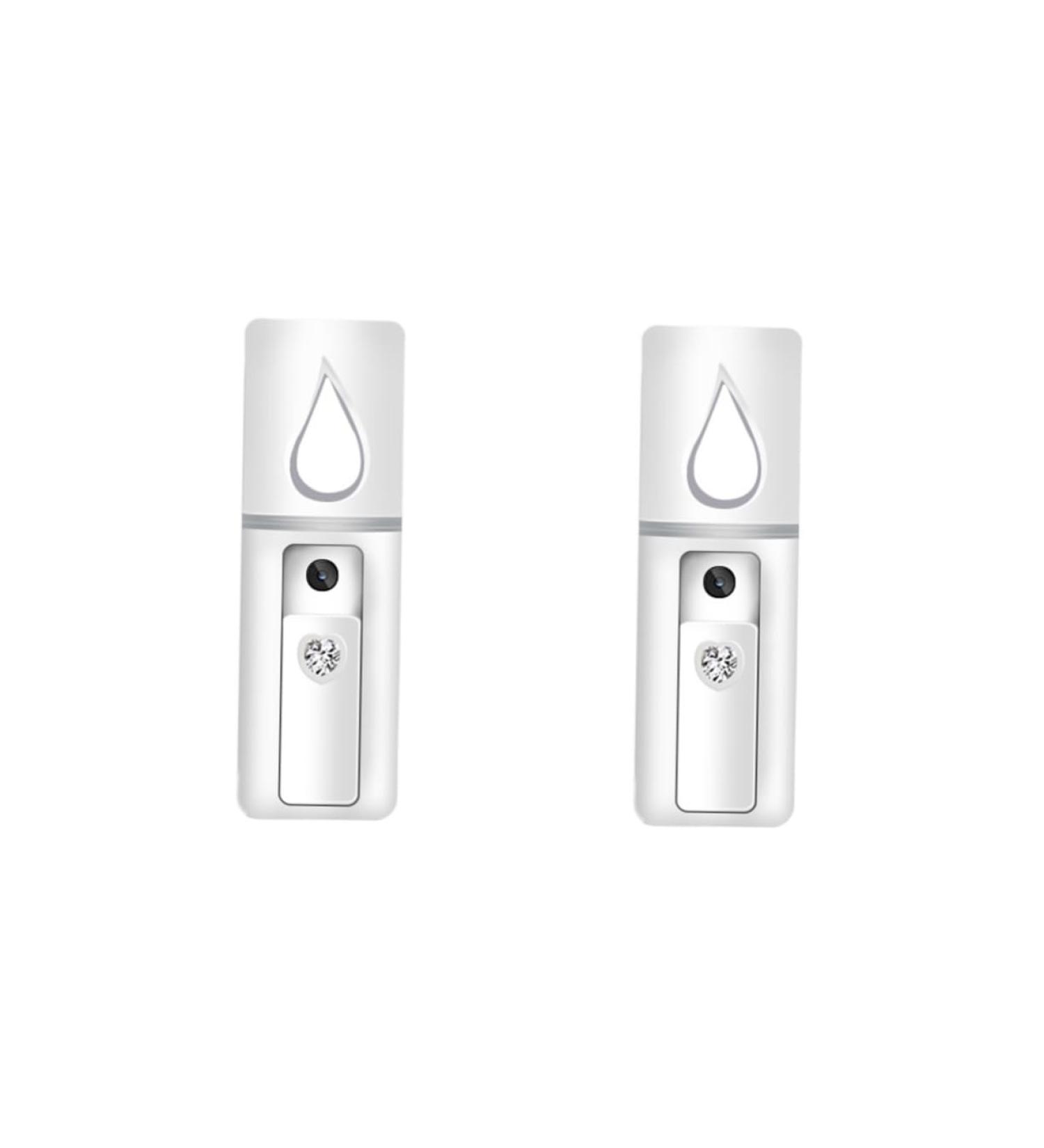 Baluue 2pcs Facial Spray Mist Hydrating Sprayer for Eyelash Extensions Mini Face Humidifier White - Buy Online on SooperMarket.com