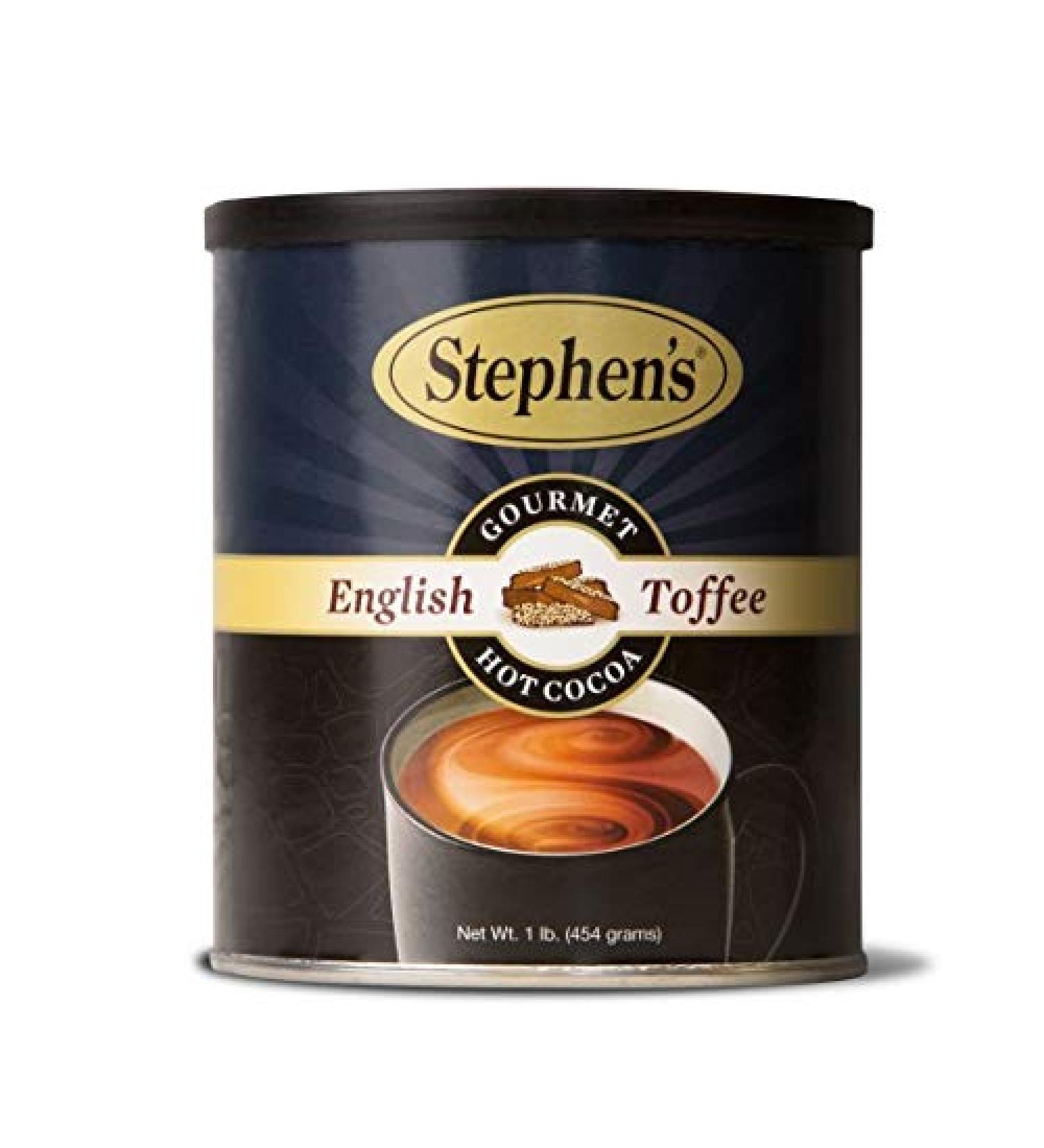 Stephen's Gourmet English Toffee Cocoa  1 lb Canister English Toffee Cocoa 1 Pound (Pack of 1) - Buy Online on SooperMarket.com