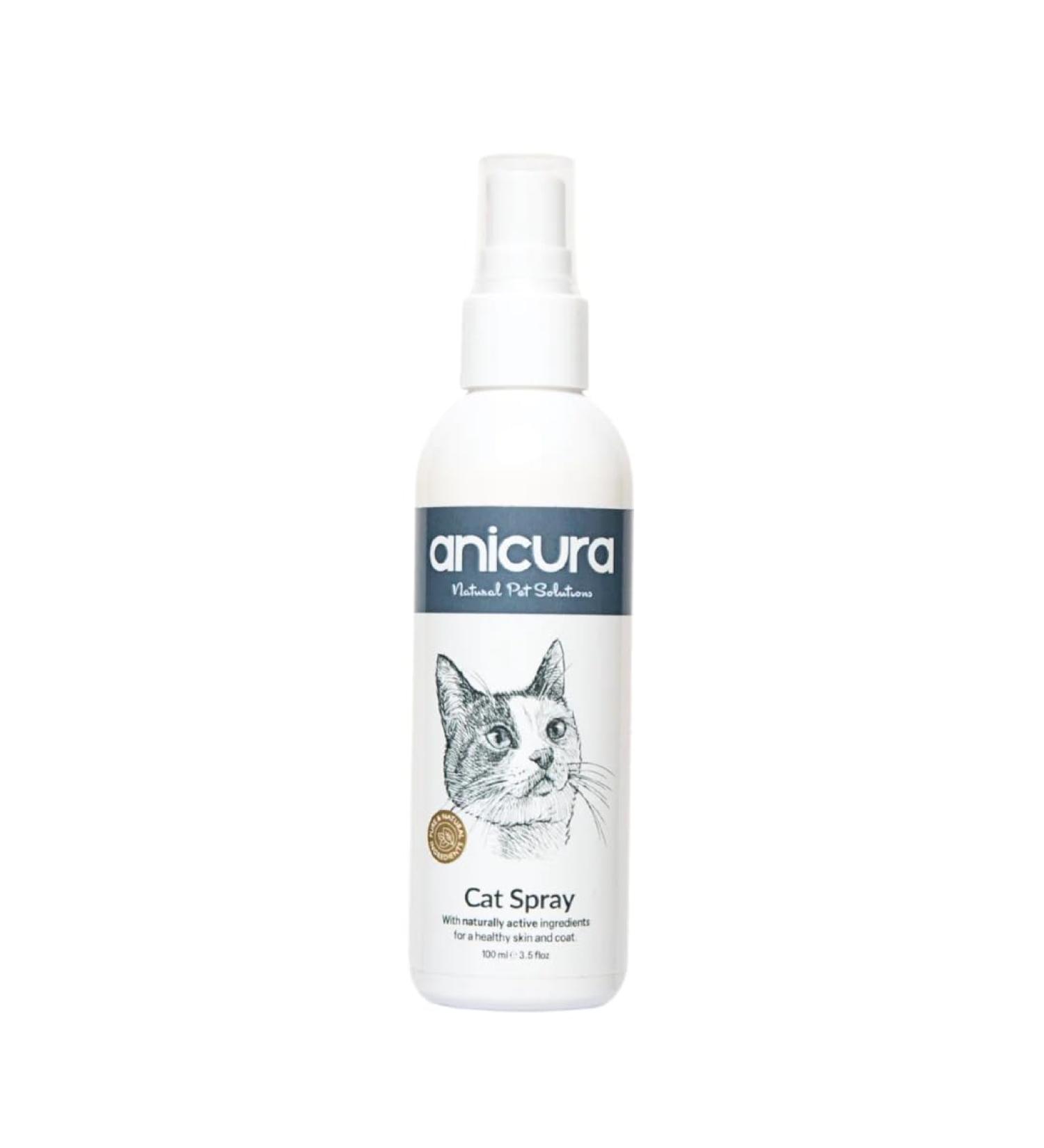 Anicura Natural Cat Spray for Itchy & Irritated Skin - Relief for Allergies & Dermatitis - Buy Online on SooperMarket.com