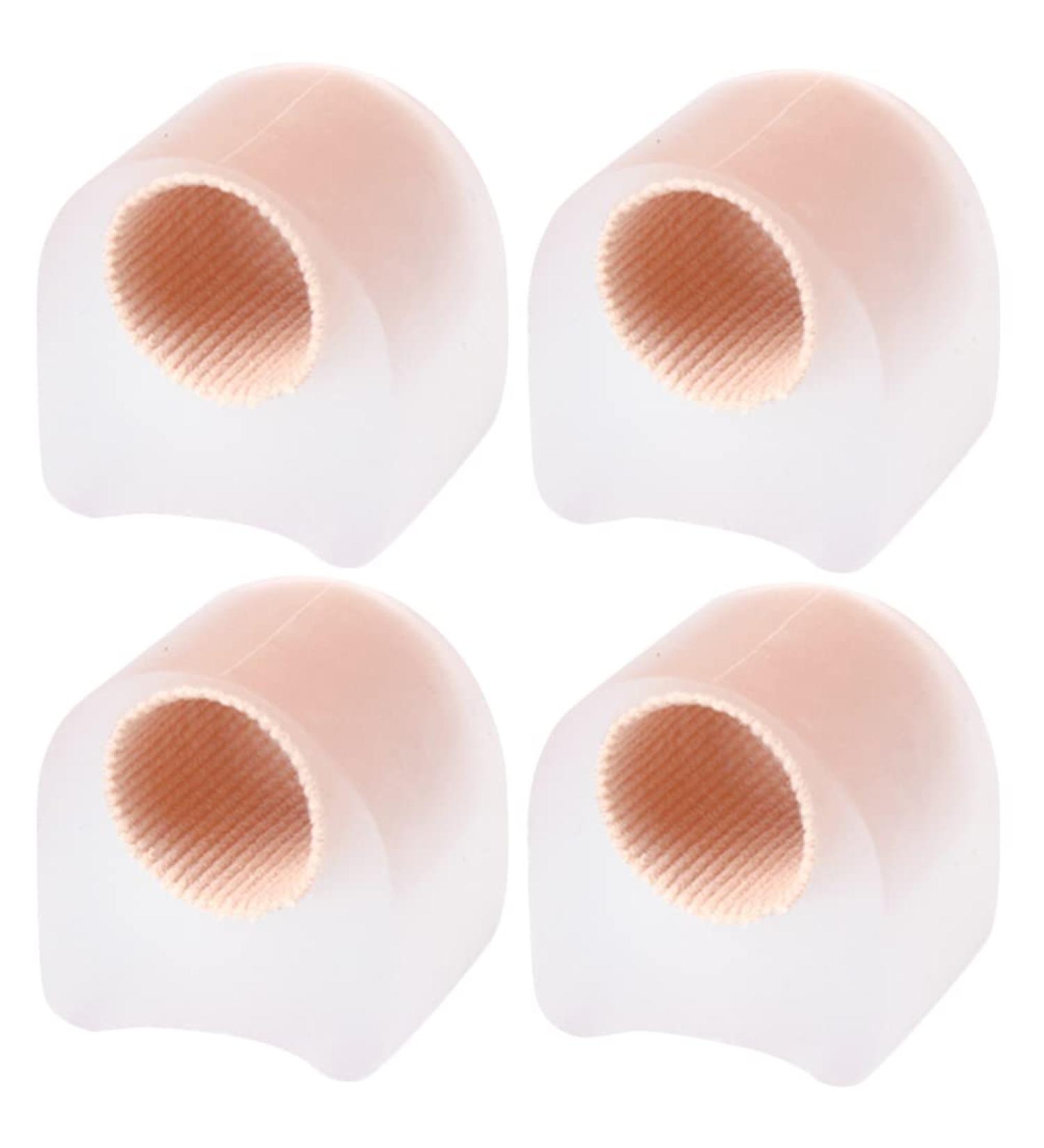 Gatuida Silicone Toe Separator + Bunion Corrector 2 Pairs - Thumb Splint Included | Overlapping Toe Relief | 3.6x3.5cm - Buy Online on SooperMarket.com