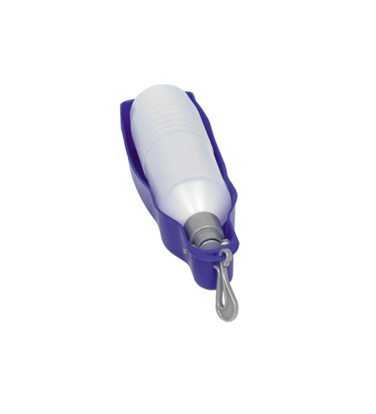Nobby 72756 Travel Drinking Water Bottle 500 ml - White & Blue | Durable & Portable | Ideal for International Shipping - Buy Online on SooperMarket.com