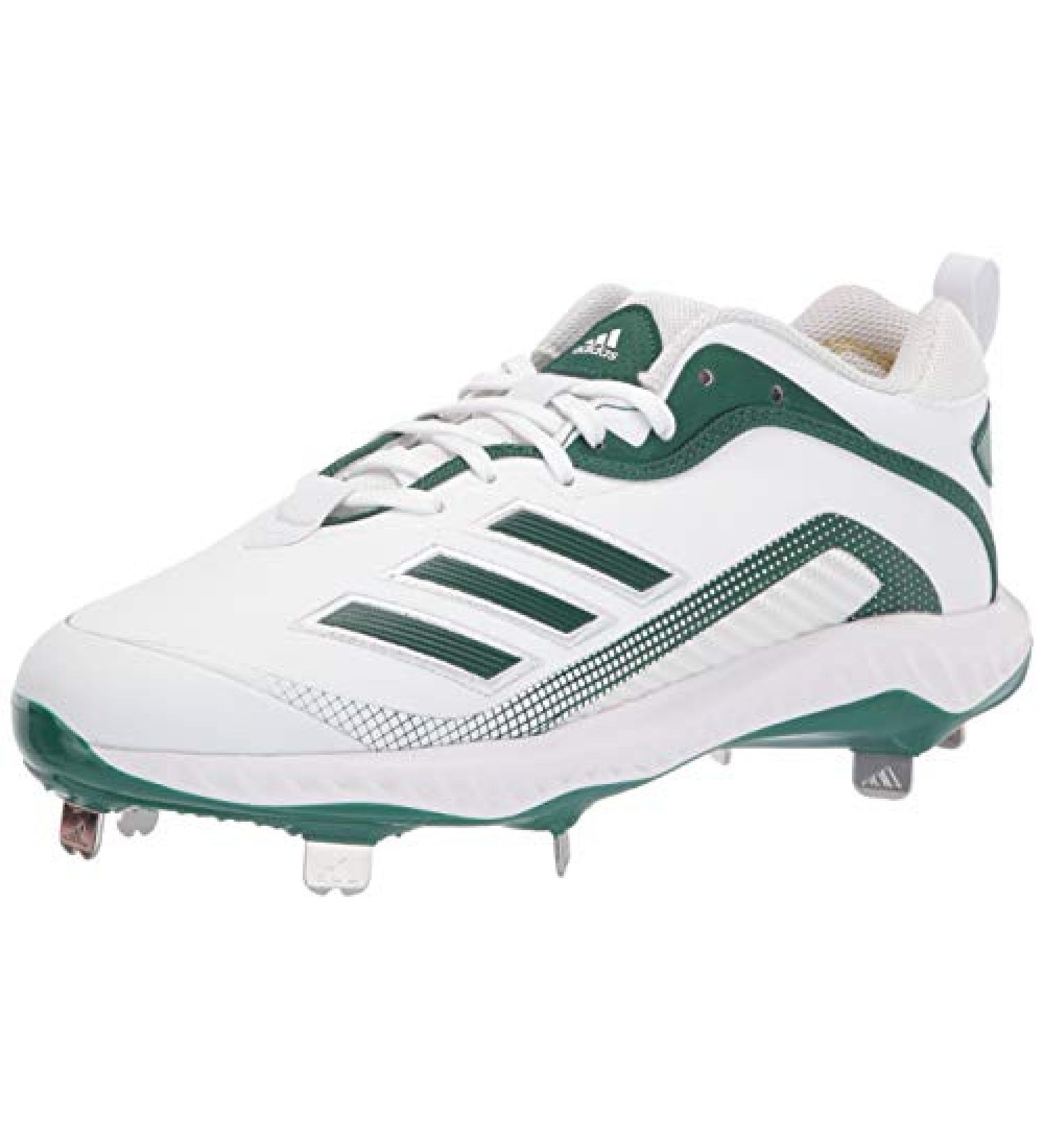 adidas Men's Fv9346 Baseball Shoe 9.5 - Green/Green/White | Lightweight and Durable - Buy Online on SooperMarket.com