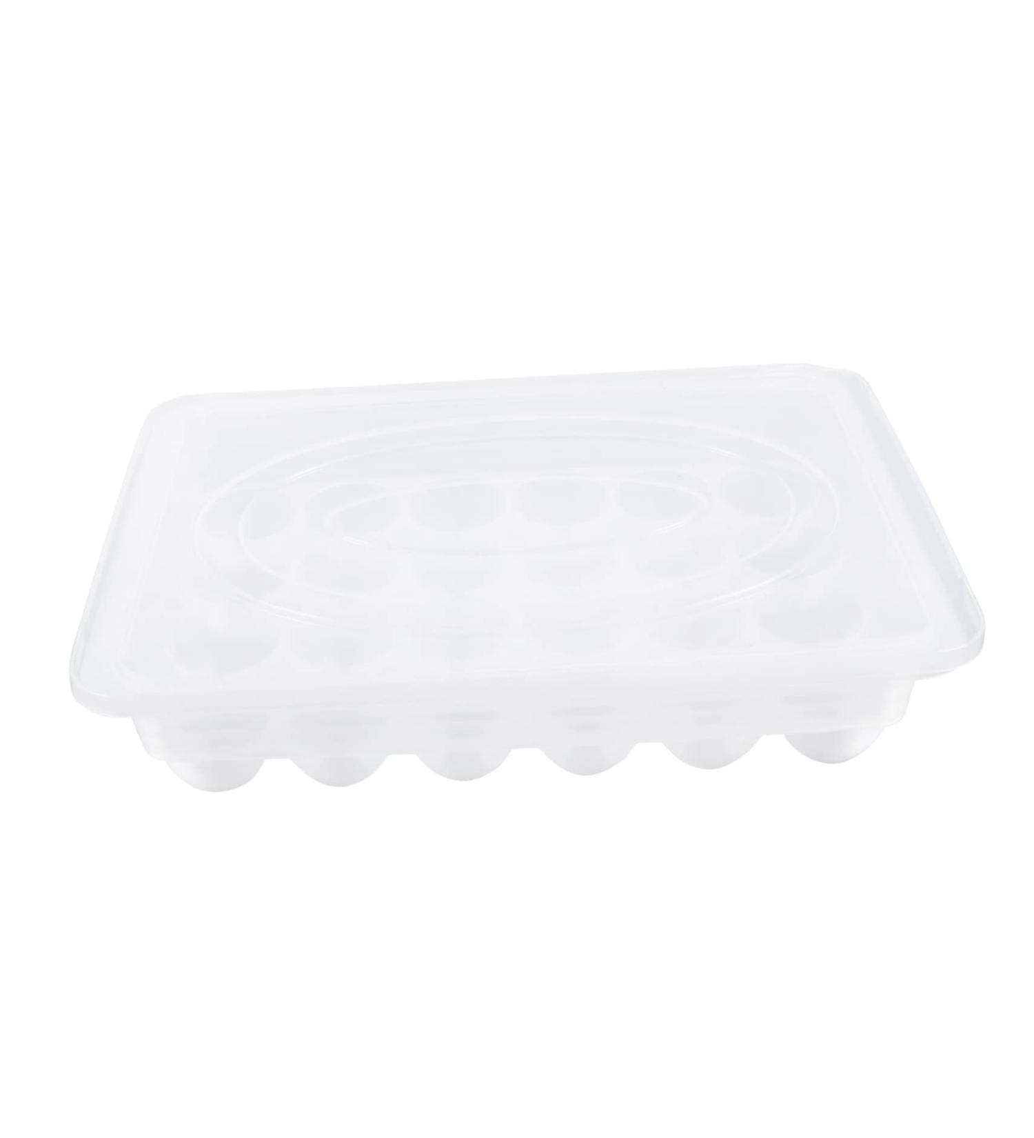 OSALADI 1pc box Container Egg Household Compartment Kitchen Preservation Holder Home Crisper Food -grid - Buy Online on SooperMarket.com