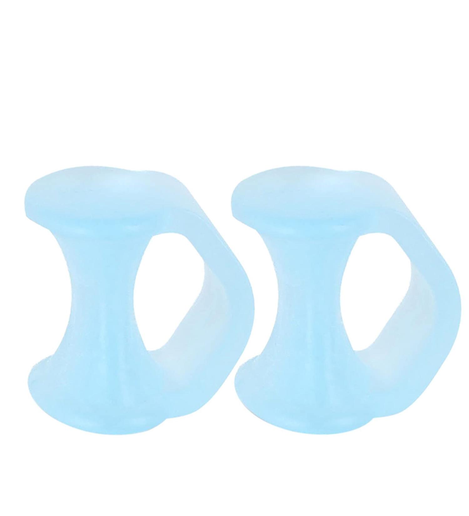 Gel Toe Separators for Overlapping Toes & Hammer Toe Straightener - Bunion Corrector & Spacer for Pinky Toe - Light Blue, One Size - Buy Online on SooperMarket.com