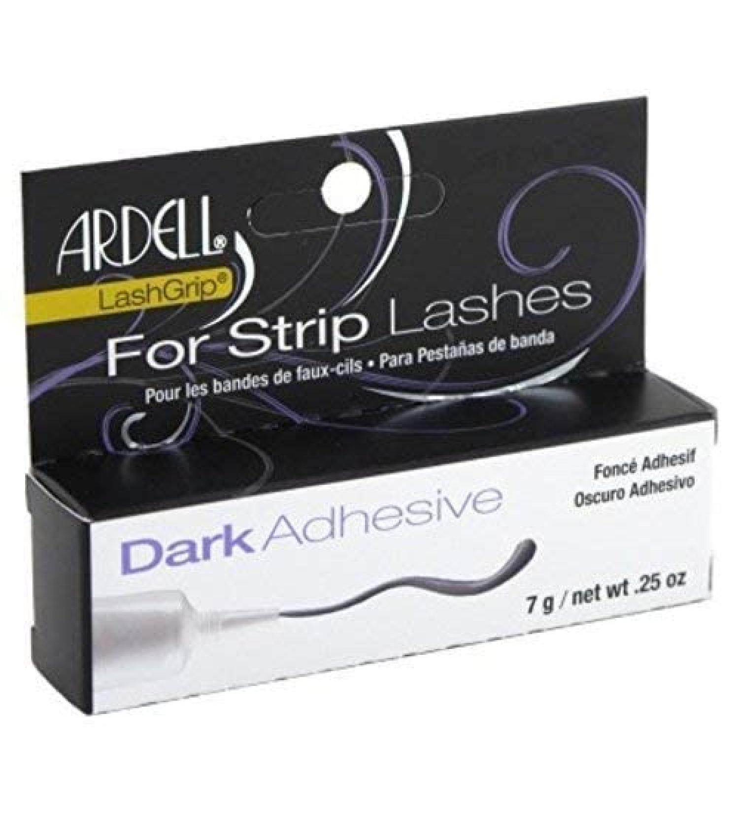 Ardell Lashgrip Adhesive Dark 0.25 Ounce Tube (Black Package) (7ml) (2 Pack)