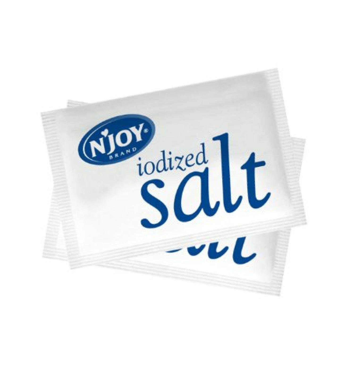 N'Joy Salt | 0.5g Packets, 1000 Count | Single Serve Portion | Bulk Size