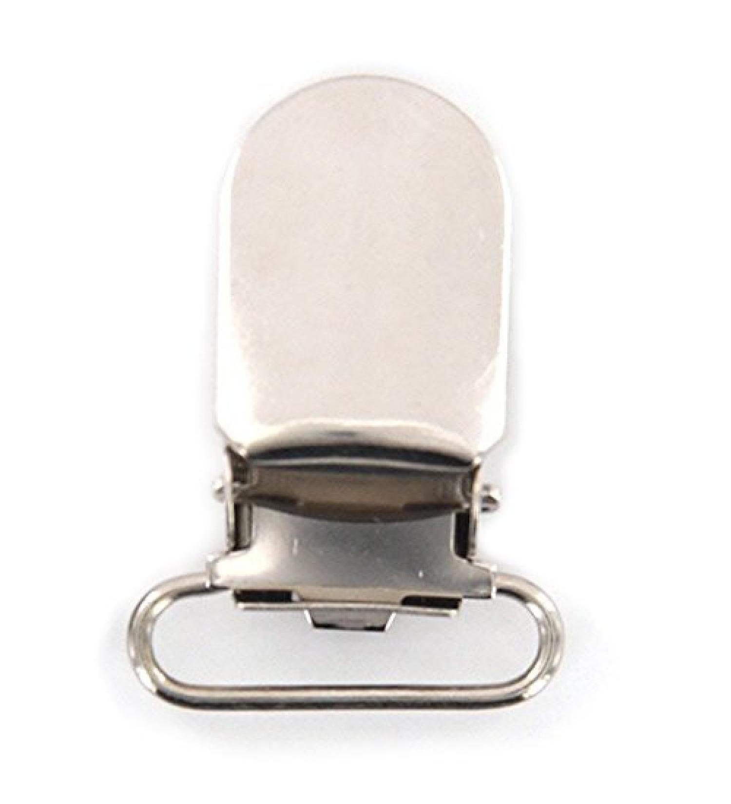 Vklopdsh 20x Silver Suspenders for Hairpins & Straps 20mm Adjustable Hook Accessories for Women - Buy Online on SooperMarket.com