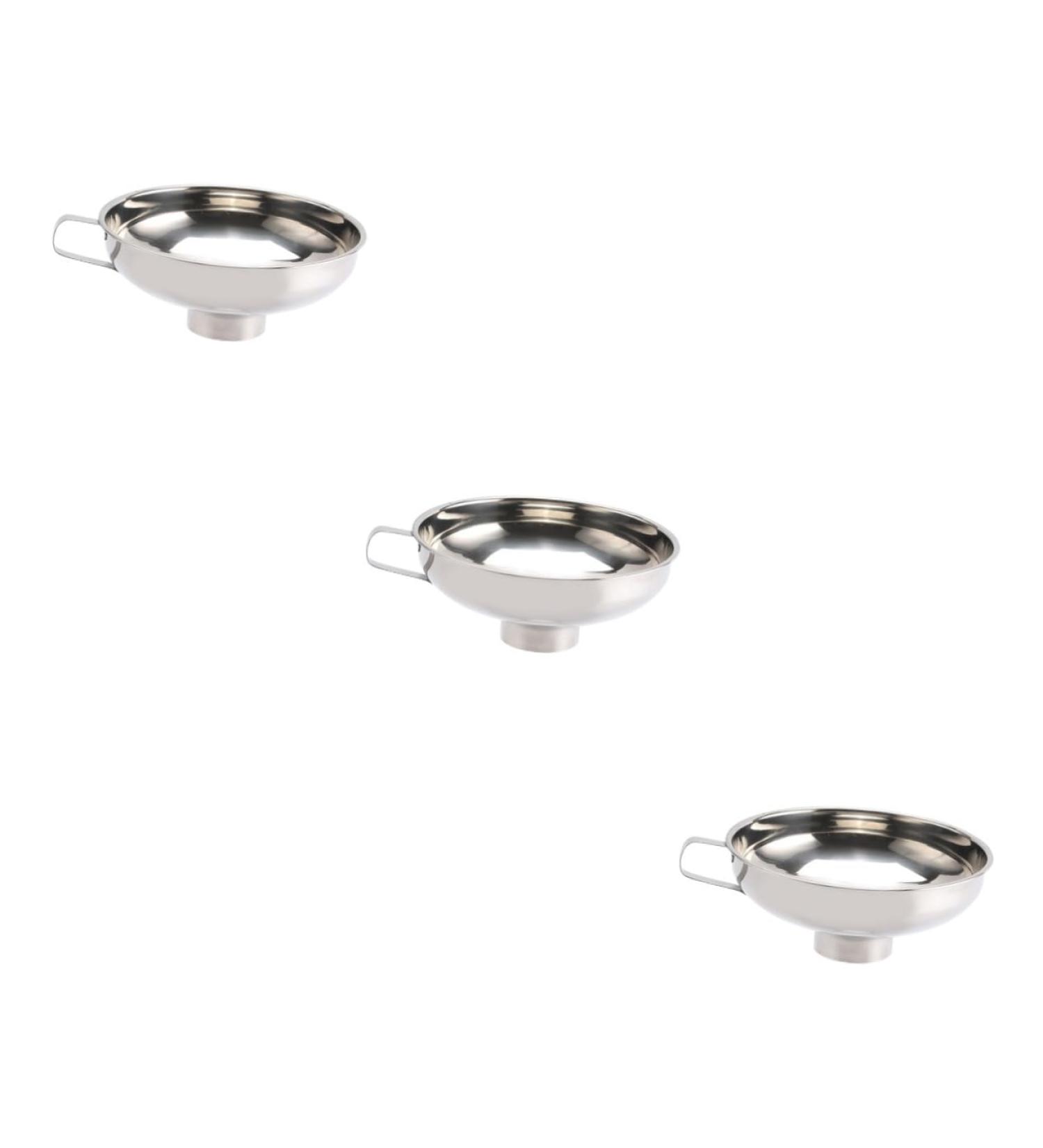 Zerodeko 3pcs Food Funnel Jam Making Equipment Jam Making Kit Large Funnel Canning Equipment Kitchen Funnel Stainless Steel Funnel Wide Funnel Jam Filler Filling Machine Wide Mouth - Buy Online on SooperMarket.com