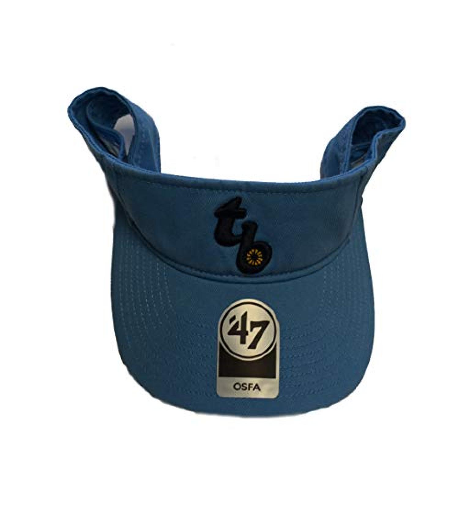 47 Brand Tampa Bay Rays MLB Golf Visor Hat - Columbia Blue | Adjustable One Size - Buy Online on SooperMarket.com