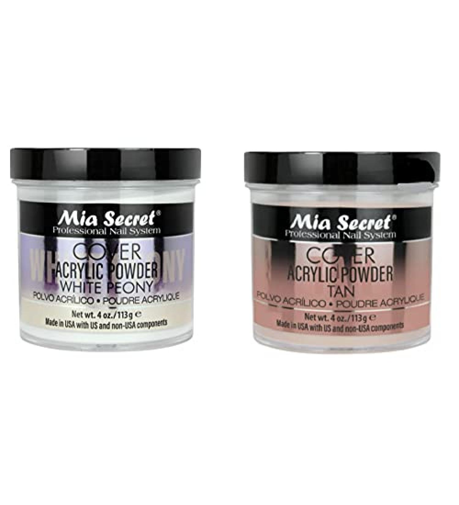 Mia Secret - COVER POWDER (WHITE PEONY + TAN) 4 oz