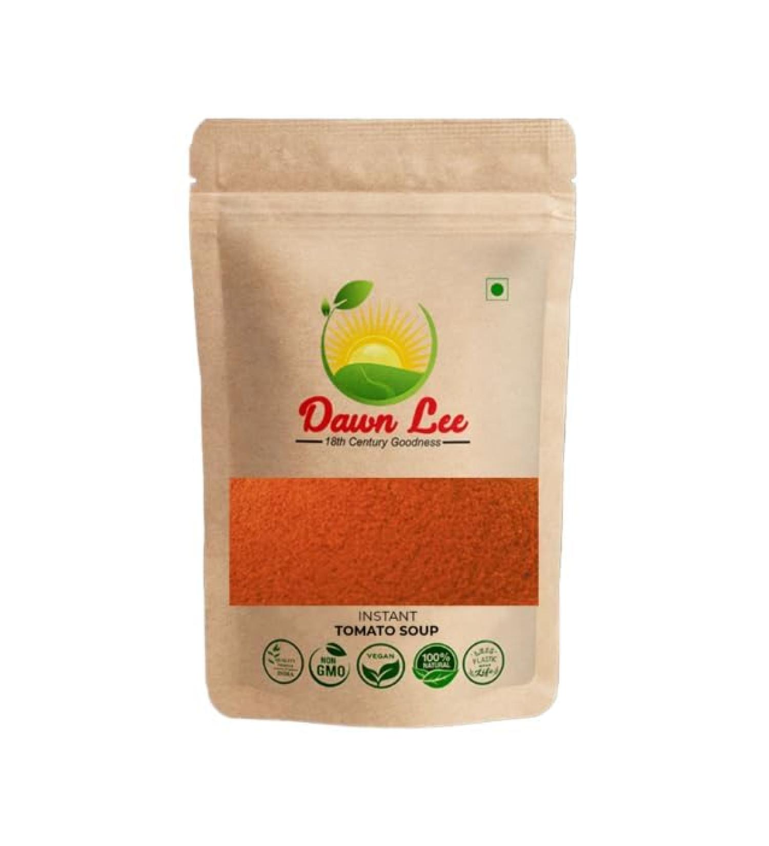 Dawn Lee Instant Tomato Soup Premix for Vending Machine- Healthy Alternatives- 100% Natural - Instant Energy- Vegetable Soup- Gluten Free- No Preservatives- Tomato Soup Powder- 1 KG - Buy Online on SooperMarket.com