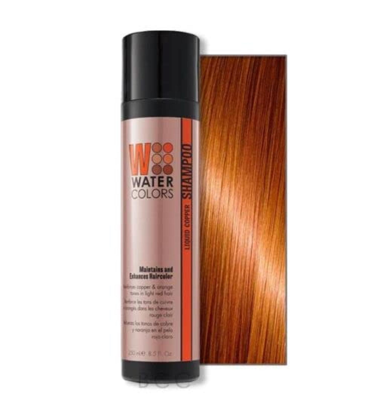 Watercolors Color Depositing Shampoo - Classic Liquid Copper 8.5 Fl Oz - Buy Online on SooperMarket.com