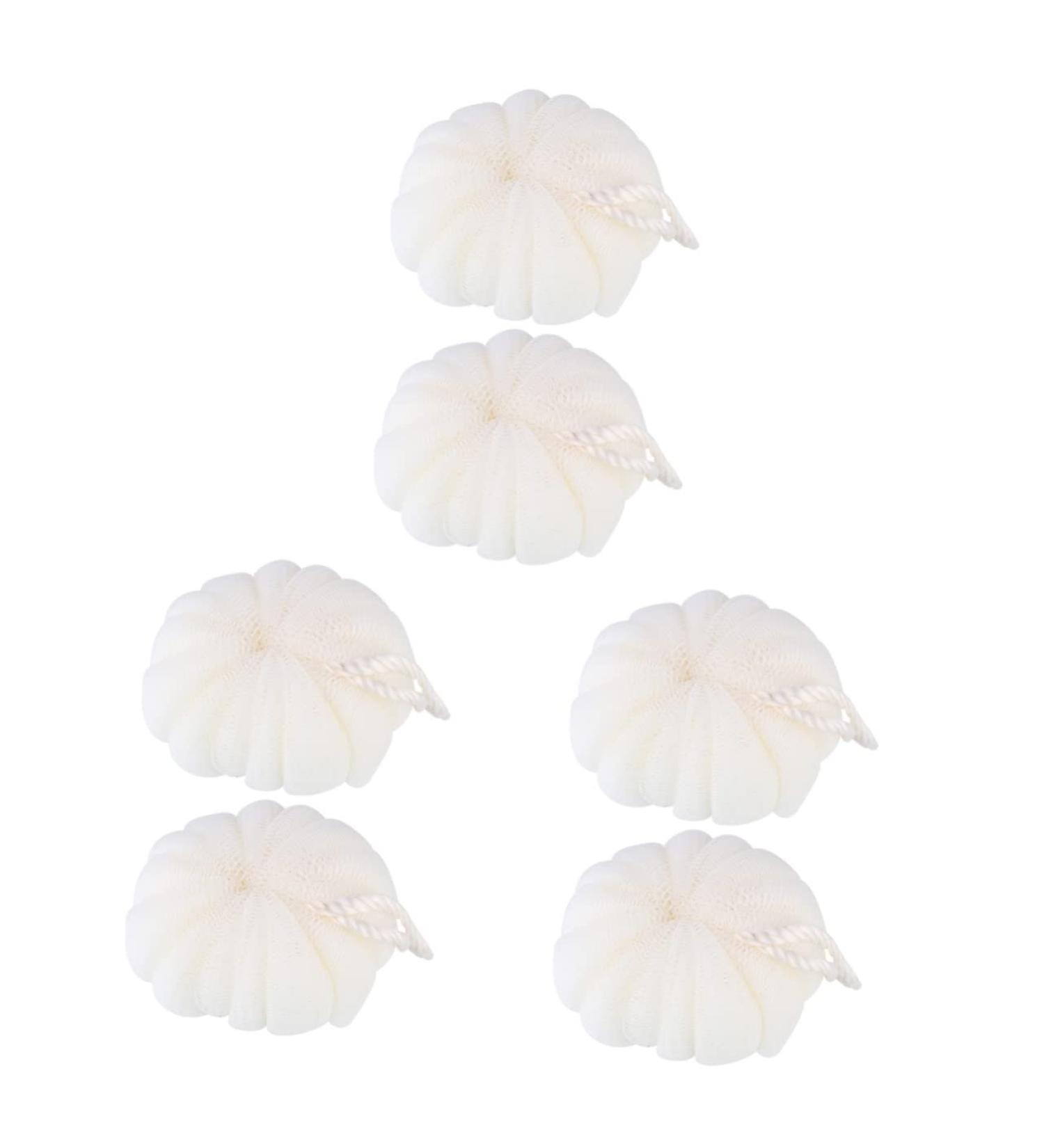 Buy NOLITOY 6 Pcs Large Bath Ball Shower Scrubber Mesh Bubble Maker for Exfoliating Skin | International Shipping Available - Buy Online on SooperMarket.com