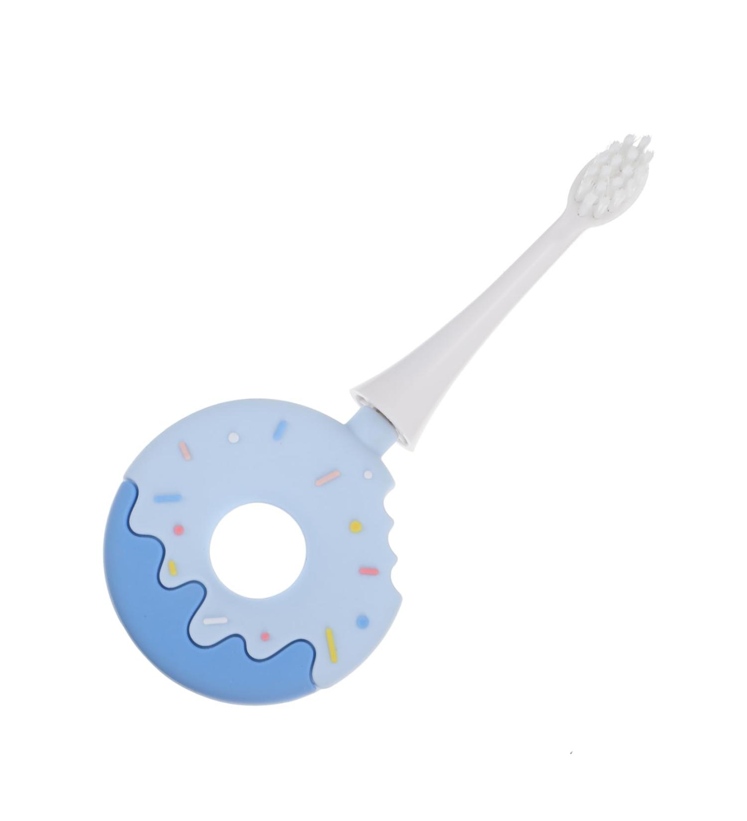 Gatuida Children's Toothbrush - Soft Silica Gel Brush Head for Toddlers - Blue - 1 Pack - Buy Online on SooperMarket.com