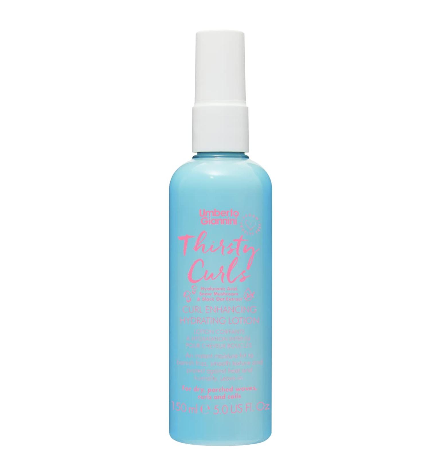 Umberto Giannini Thirsty Curls Styling Lotion - Anti Frizz & Humidity Proof - Best for Dry & Dehydrated Curls - International Shipping - Buy Online on SooperMarket.com