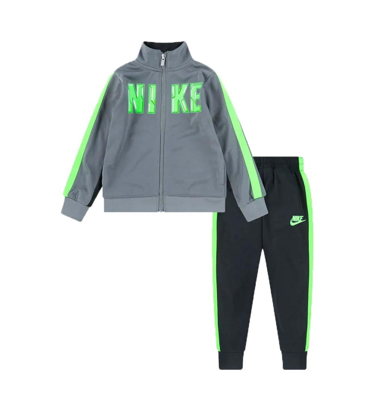 Nike Toddler Boy Dri Fit Full Zip Jacket and Pants 2 Piece Set 7 Years B(76i488-023)/V