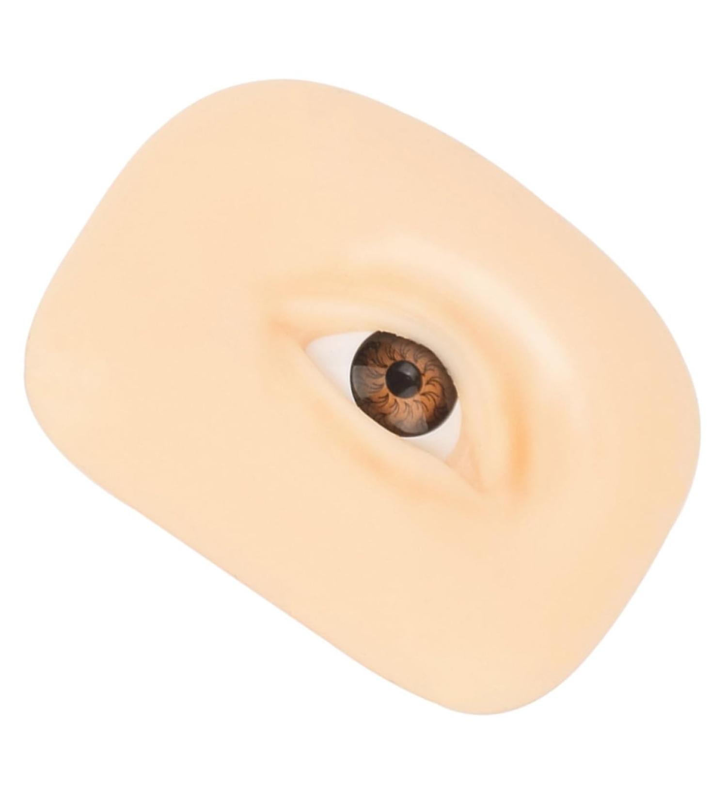 Mikinona Makeup Practice Skin Eye Makeup Fake Skin Makeup Practice Supply Skin Training Tool 6.9x5.2cm As Shown 2 - Buy Online on SooperMarket.com